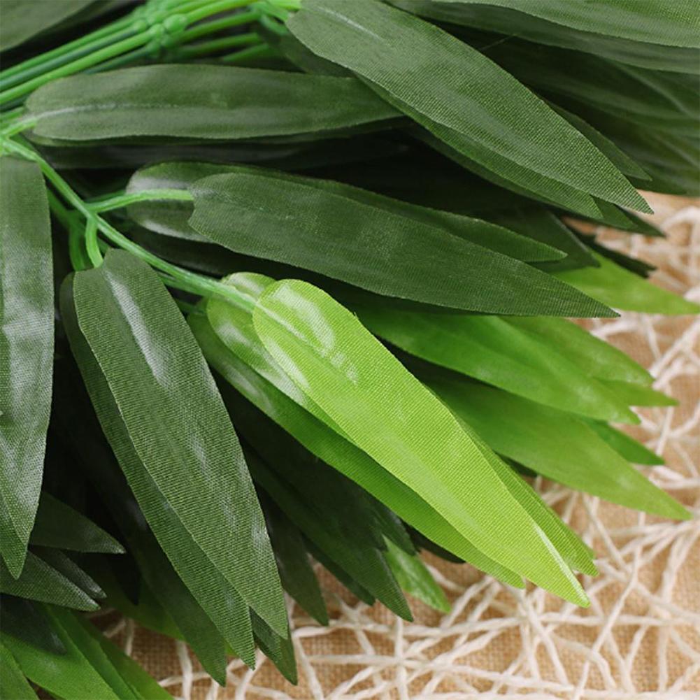 10pcs Artificial Green Bamboo  - Home Office Word avaliação e preço
