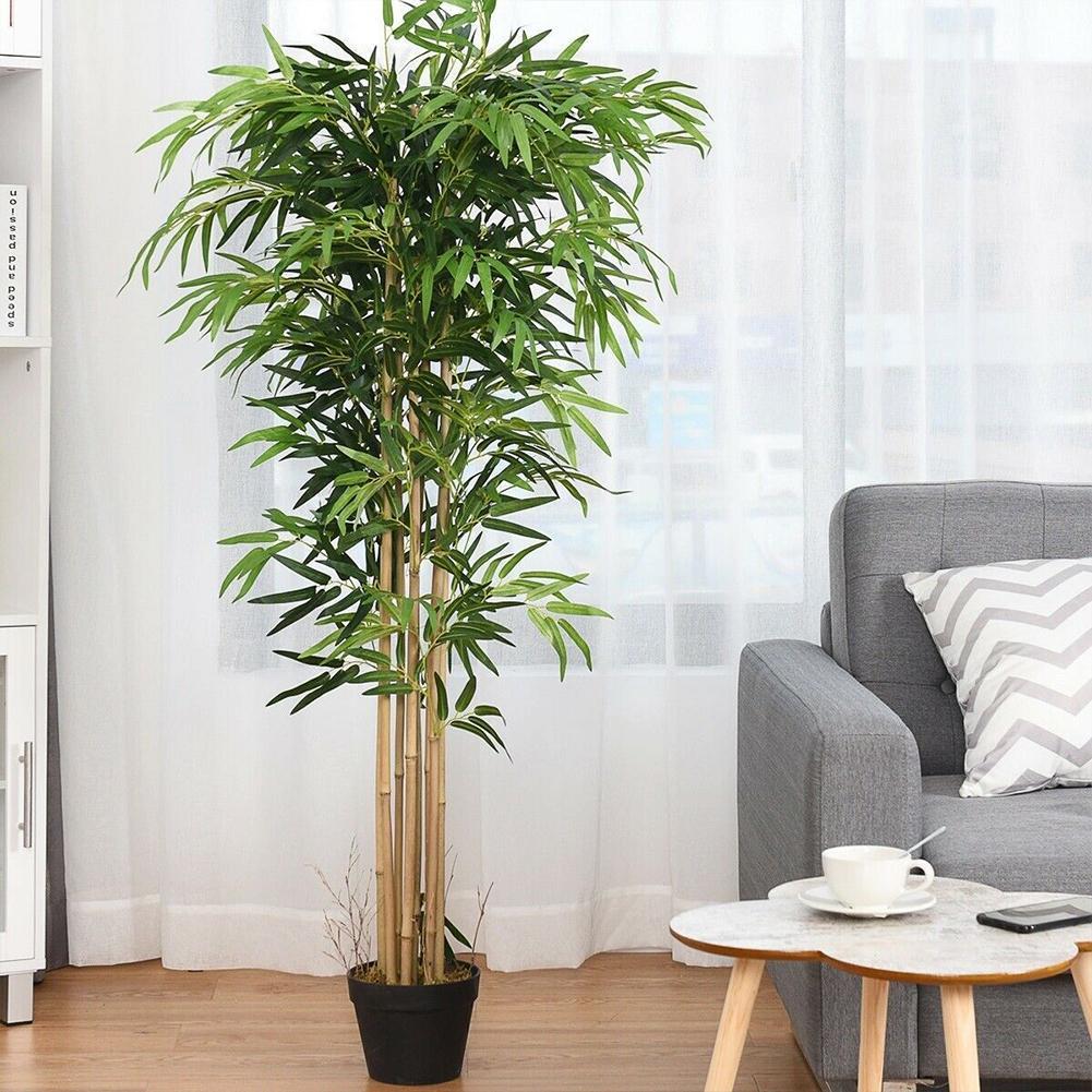 10pcs Artificial Green Bamboo  - Home Office Word avaliação e preço