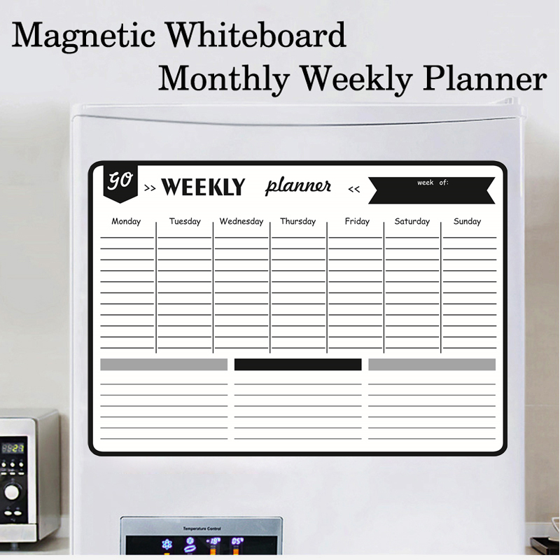 A3 Size Magnetic Monthly Weekl - Magnetic Calendar Board avaliação e preço