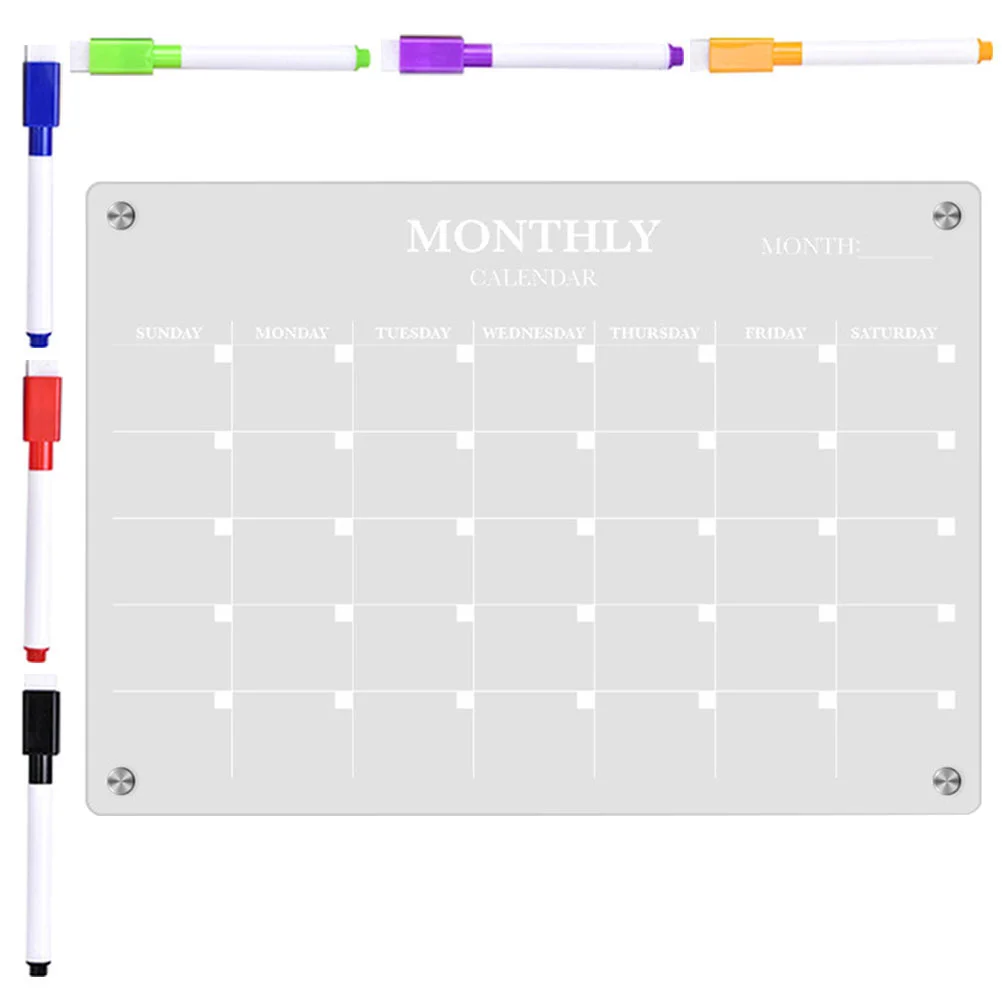 Magnetic Fridge Board Acrylic  - Magnetic Calendar Board avaliação e preço