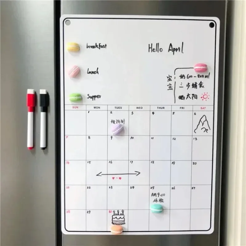 Fridge Magnetic Calendar Board - Magnetic Calendar Board avaliação e preço
