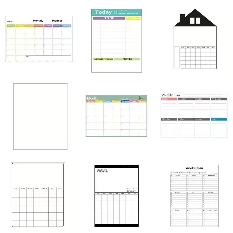 Fridge Magnetic Calendar Board - Magnetic Calendar Board avaliação e preço