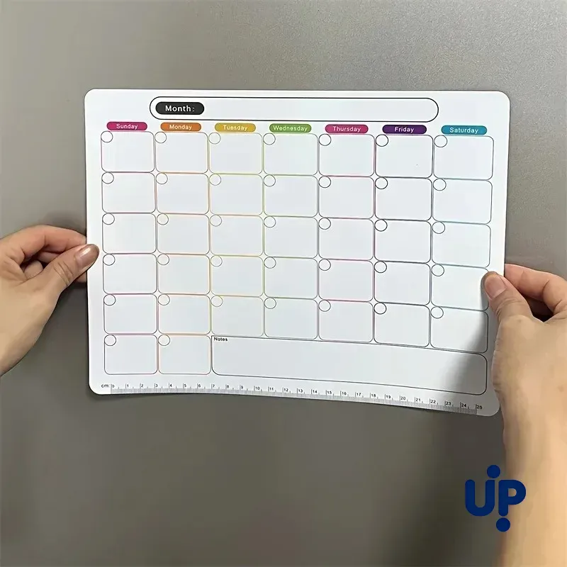A Refrigerator Magnet ,Monthly - Magnetic Calendar Board avaliação e preço