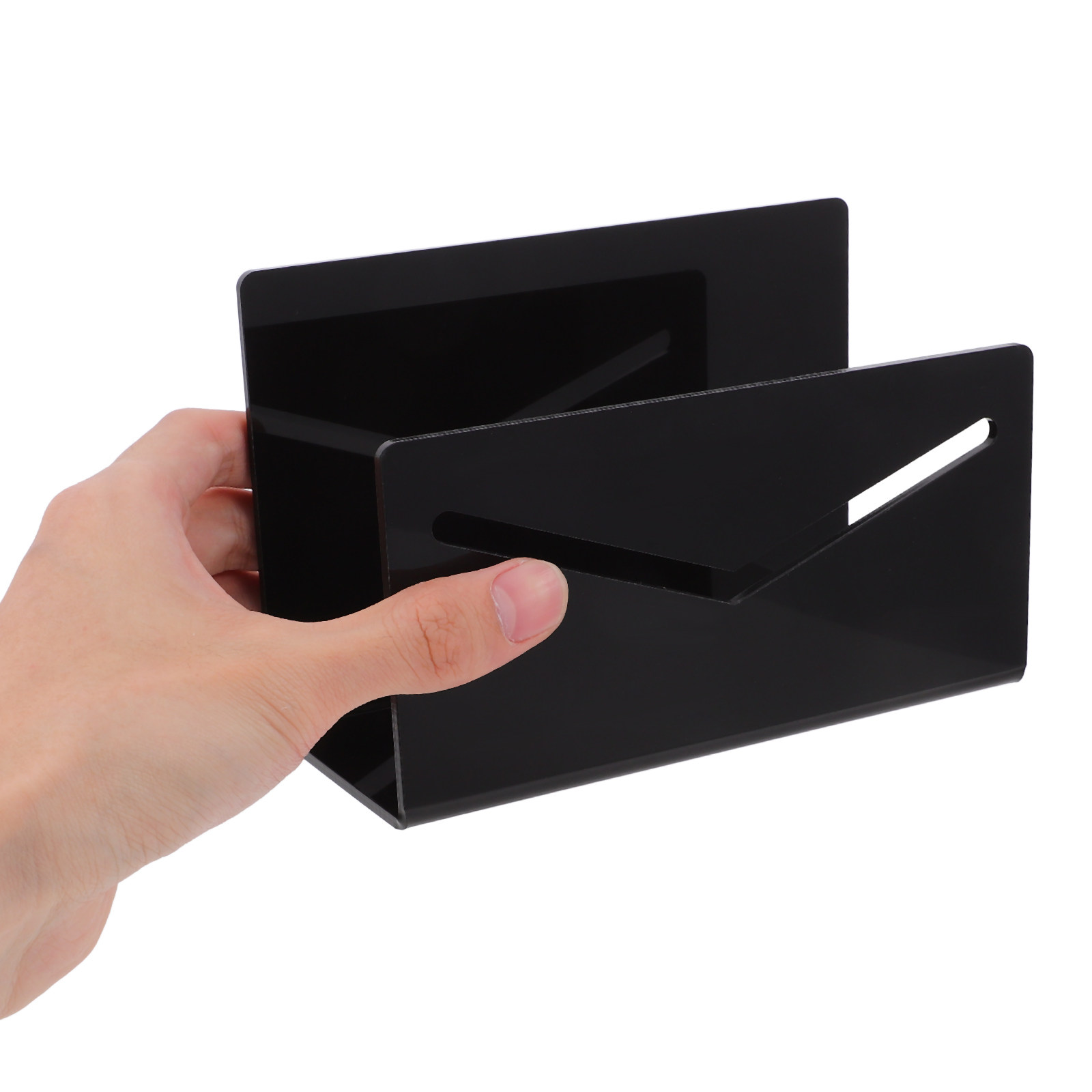 Acrylic Mail Organizer Desktop - Document Holder Stand avaliação e preço