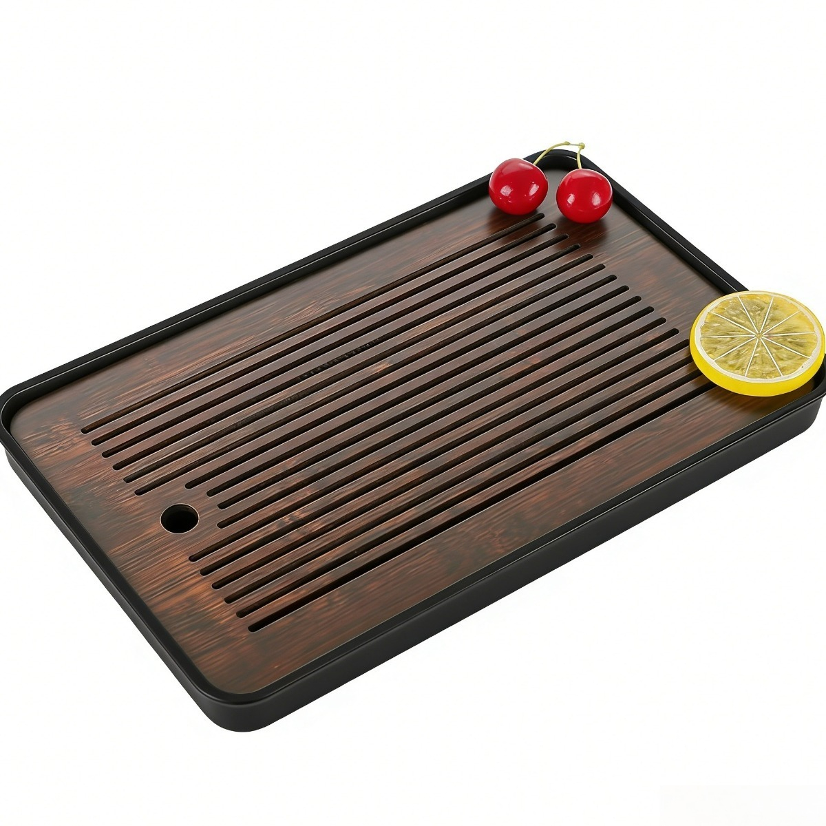 Portable Detachable Bamboo Tea - Desktop Organizer Bamboo avaliação e preço