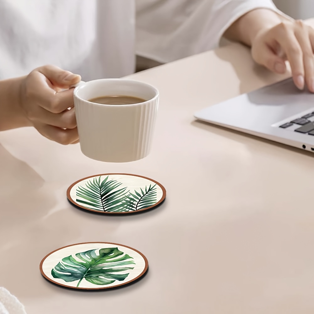 5pcs Tropical Plant Leaf-Patte - Home Office Word avaliação e preço