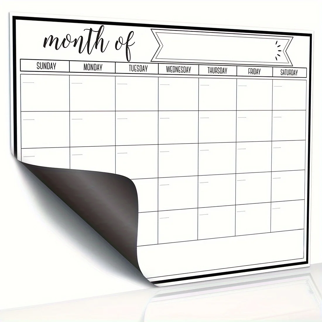 Magnetic Monthly Calendar Whit - Magnetic Calendar Board avaliação e preço