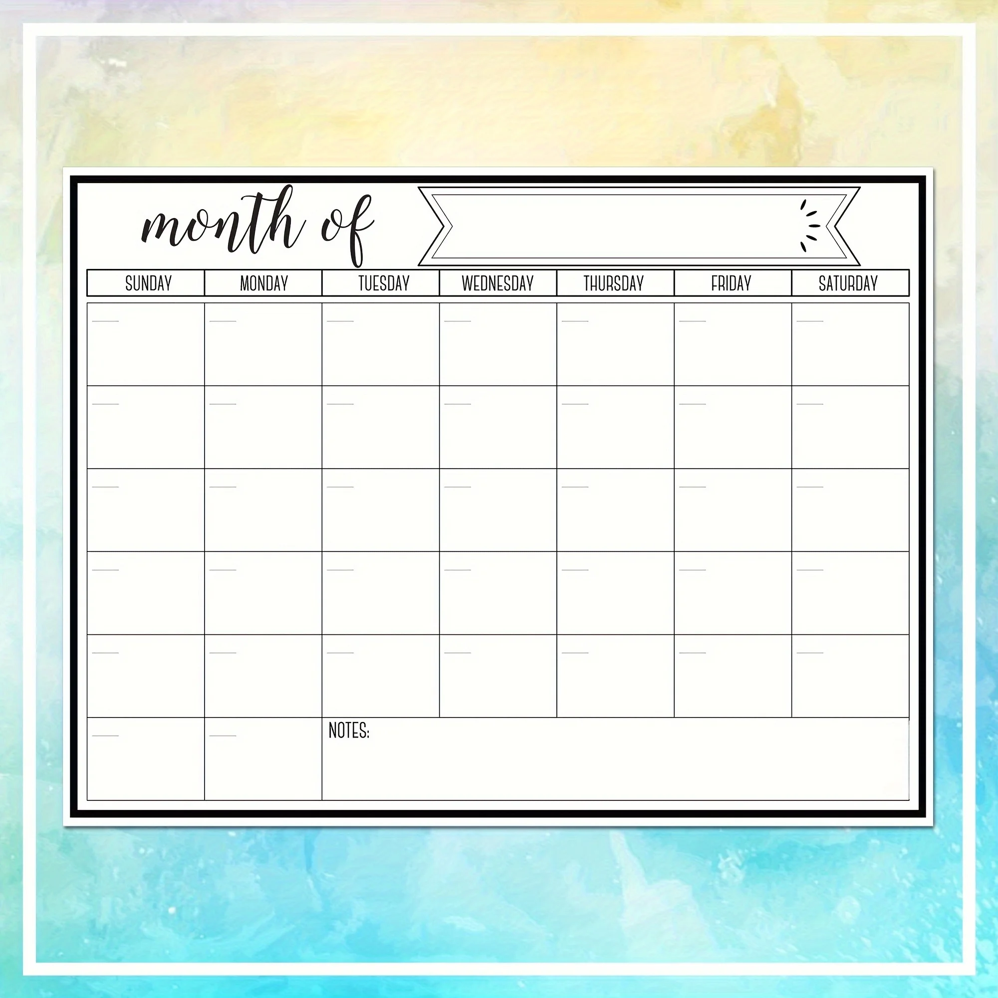 Magnetic Monthly Calendar Whit - Magnetic Calendar Board avaliação e preço