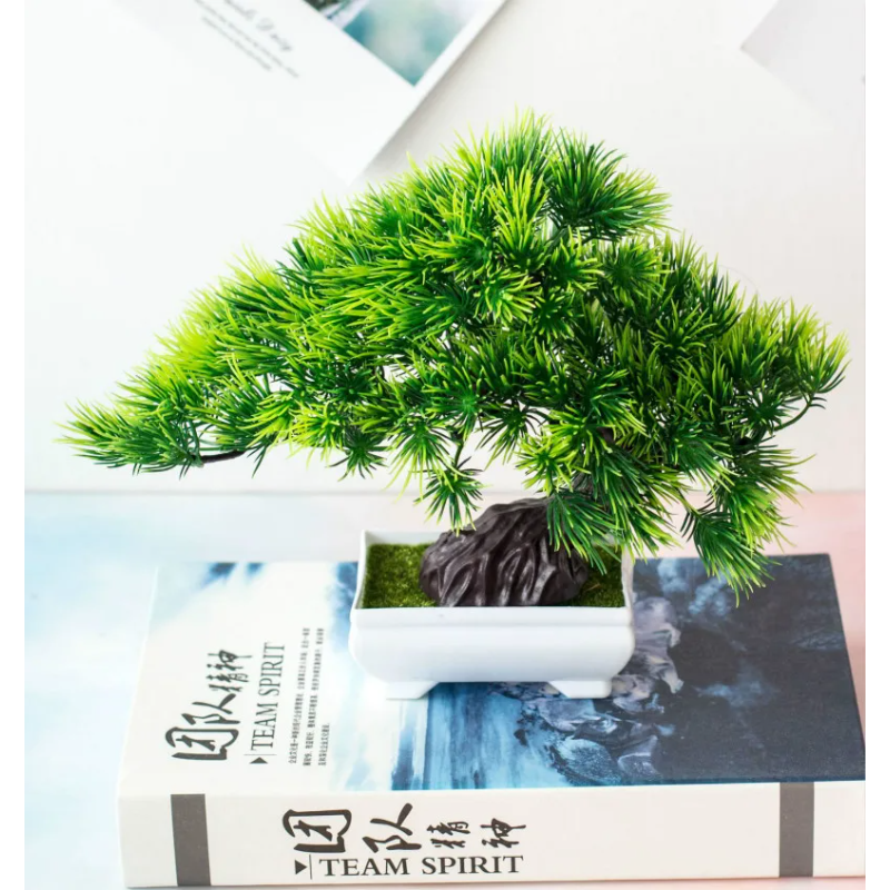 1pcs Artificial Green Plants B - Home Office Word avaliação e preço