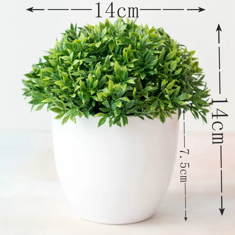 1pcs Artificial Green Plants B - Home Office Word avaliação e preço