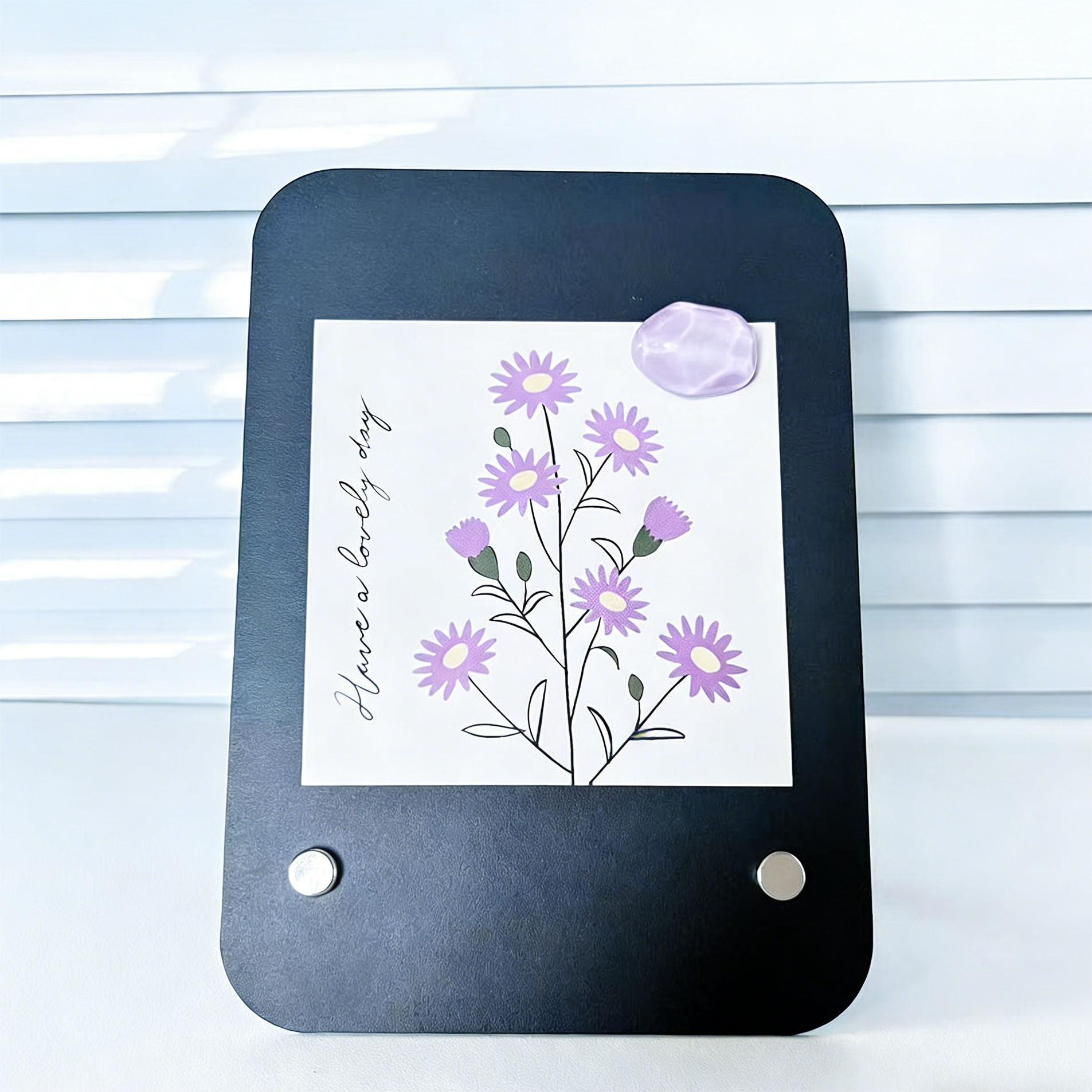 Metal Iron Standing Display Bo - Magnetic Calendar Board avaliação e preço