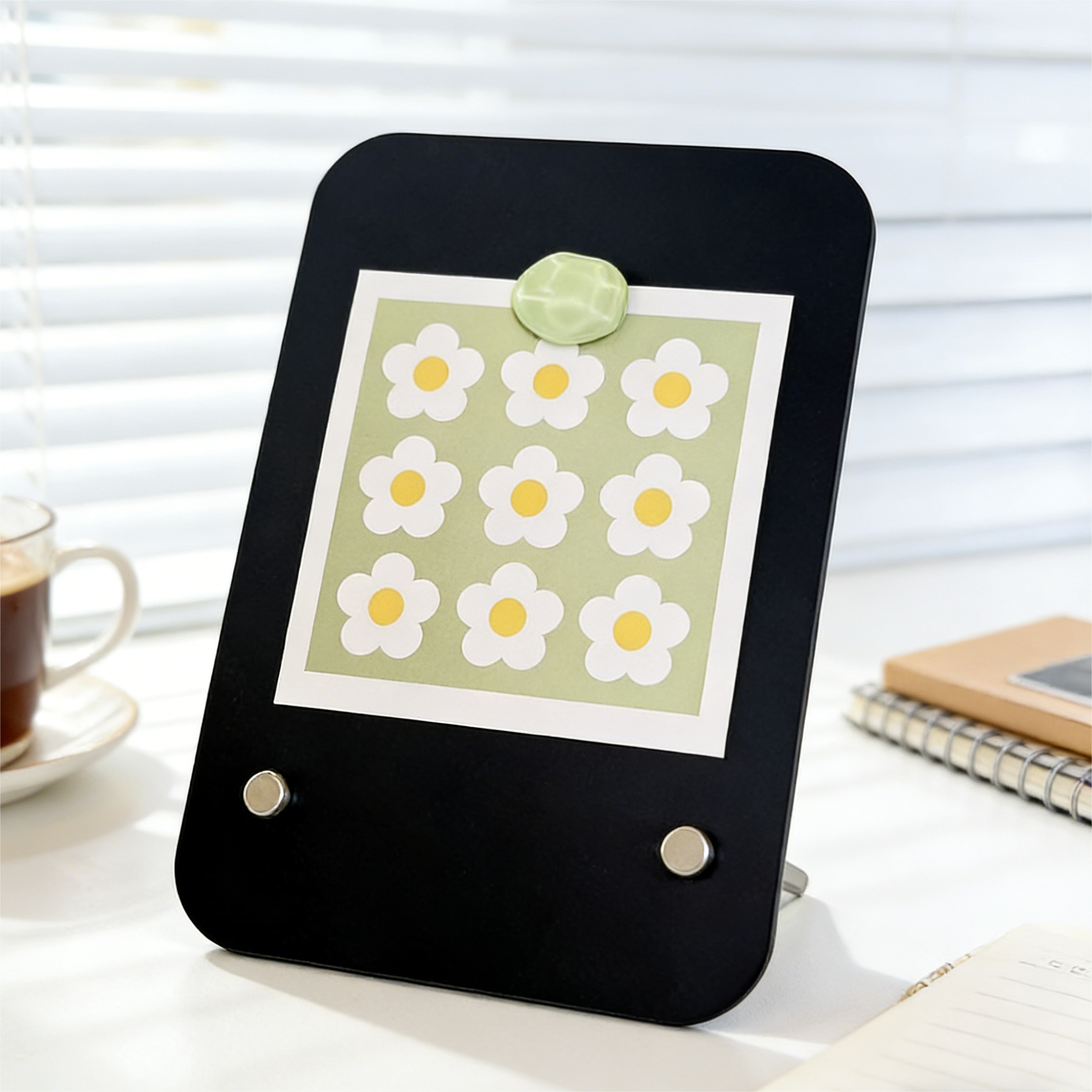 Metal Iron Standing Display Bo - Magnetic Calendar Board avaliação e preço