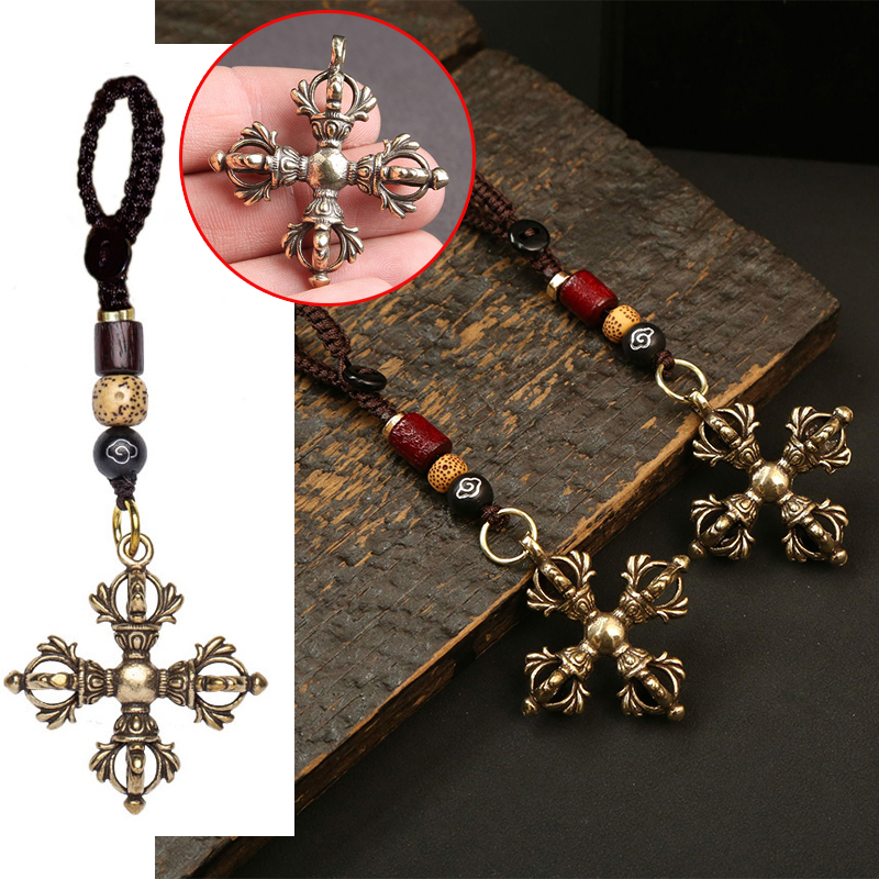 Hot Vintage Copper Vajra Pestl - Home Office Feng Shui avaliação e preço