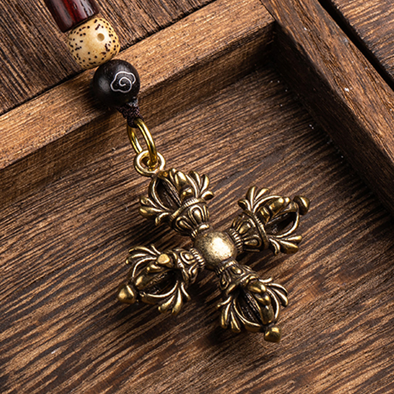 Hot Vintage Copper Vajra Pestl - Home Office Feng Shui avaliação e preço