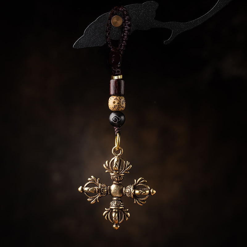 Hot Vintage Copper Vajra Pestl - Home Office Feng Shui avaliação e preço
