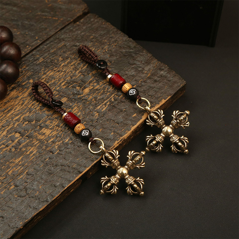 Hot Vintage Copper Vajra Pestl - Home Office Feng Shui avaliação e preço