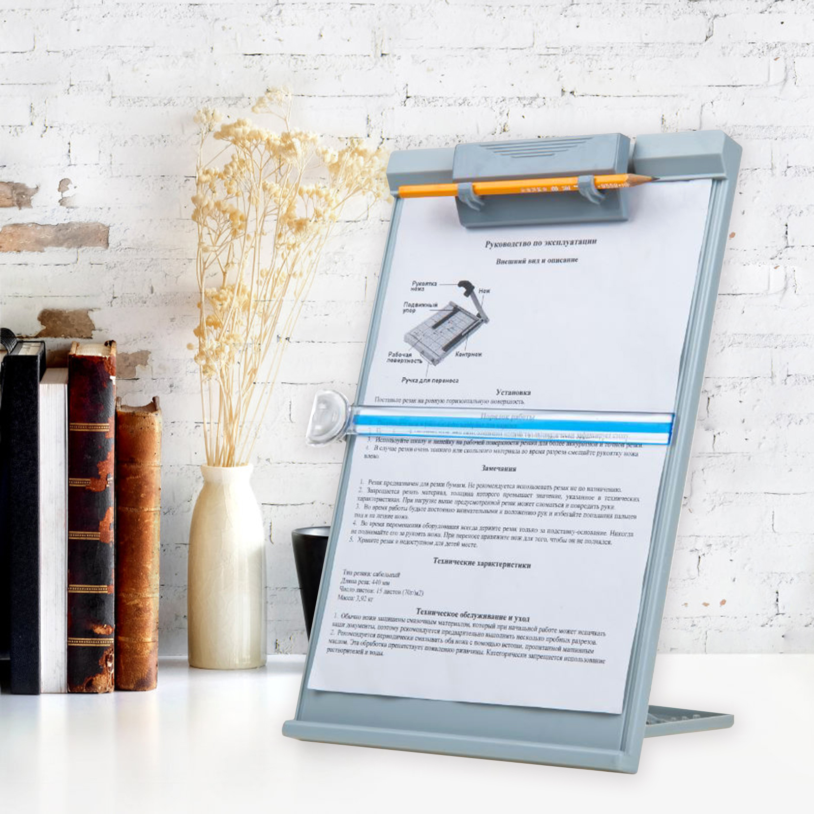New  A4 Reading Holder Desktop - Document Holder Stand avaliação e preço