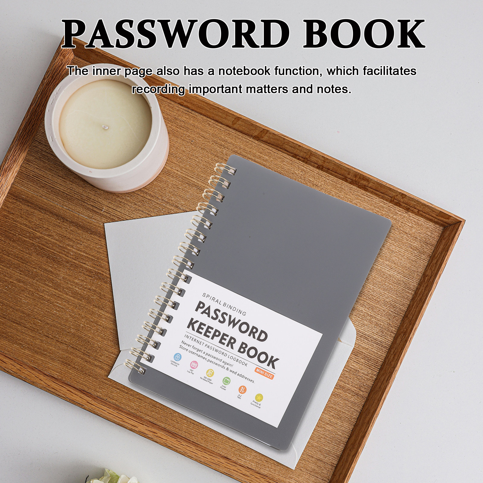 Portable A6 Password Book Alph - Address Home Office avaliação e preço
