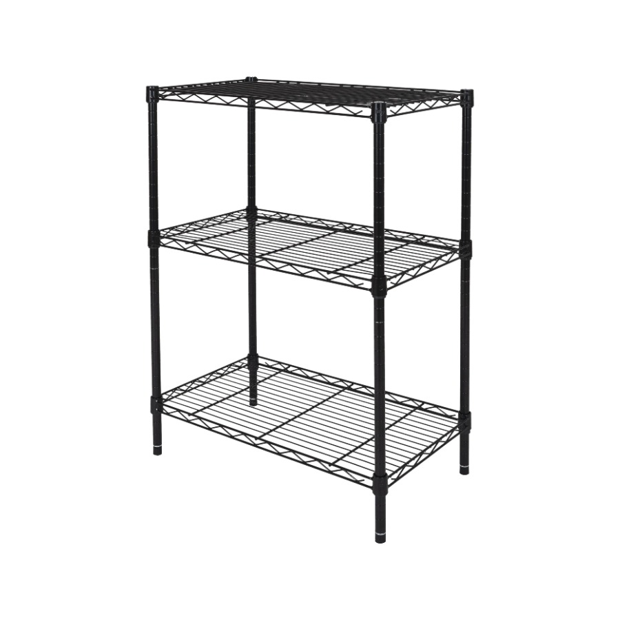 Heavy-Duty 3-Tier Wire Shelvin - Home Office Kitchen avaliação e preço