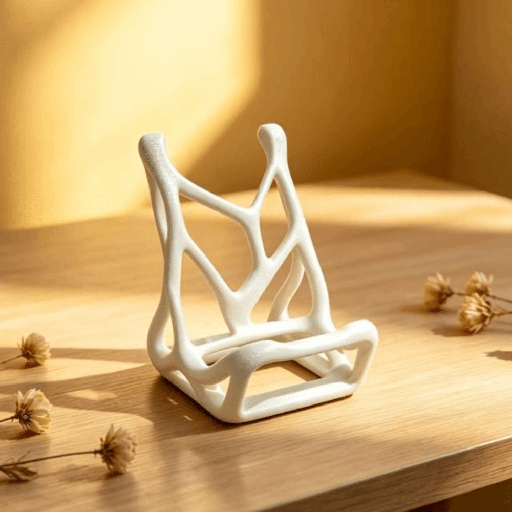 3D Printed Skeleton Bone Phone - Document Holder Stand avaliação e preço