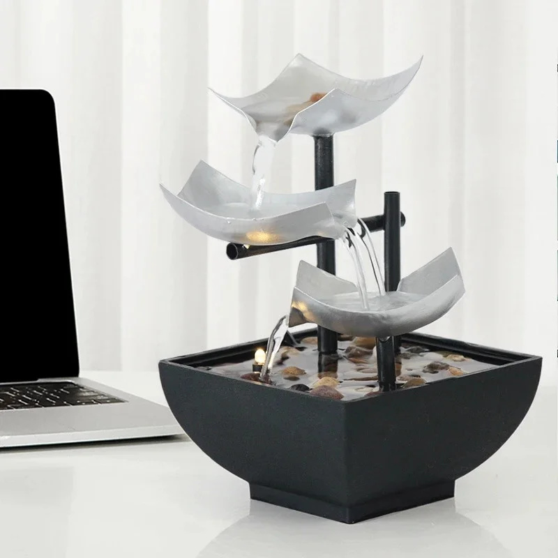 Tabletop Water Fountain Orname - Home Office Cozy avaliação e preço