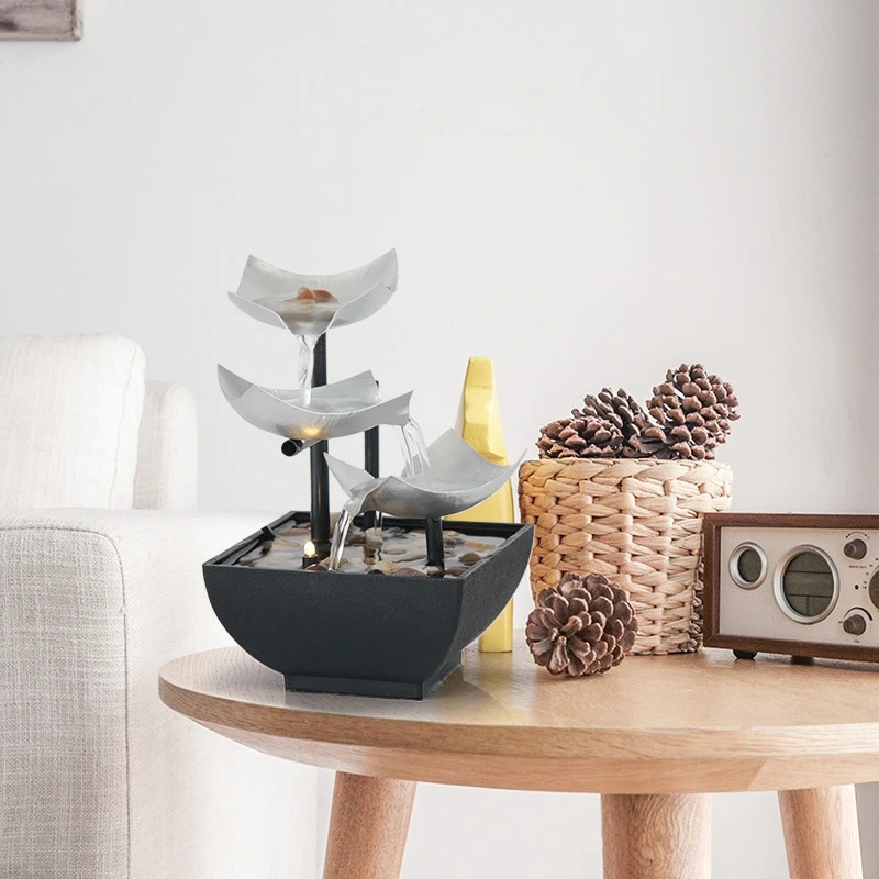 Tabletop Water Fountain Orname - Home Office Cozy avaliação e preço