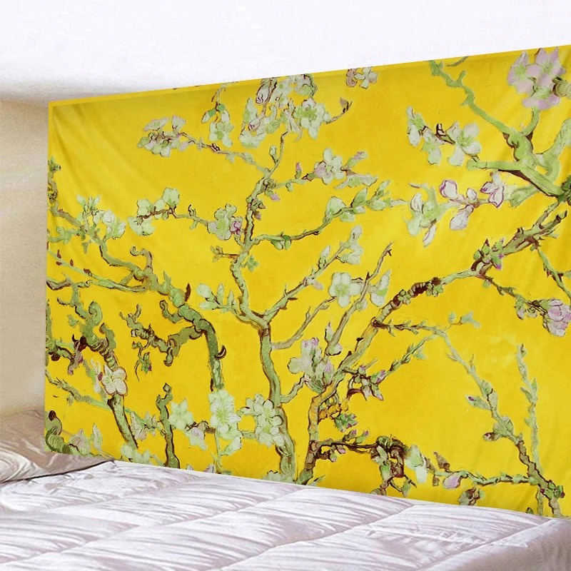 Retro Oil Painting Floral Back - Home Office Background avaliação e preço