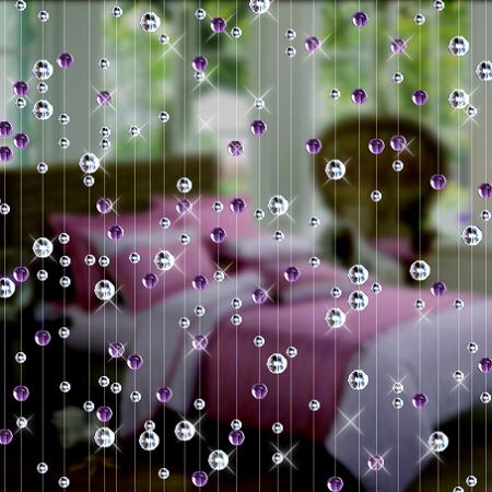 Fashion Crystal glass bead Cur - Home Office Background avaliação e preço