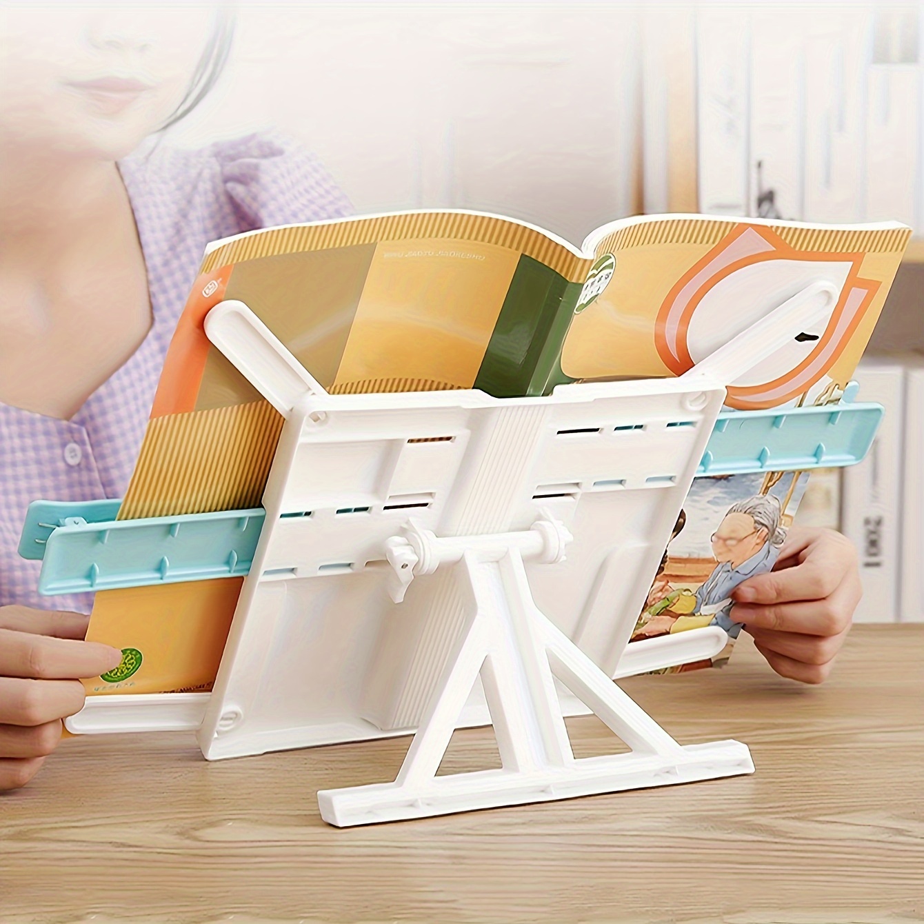 1pc-Adjustable Portable Adjust - Document Holder Stand avaliação e preço