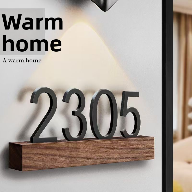 Acrylic Door Plate Shop Sign C - Address Home Office avaliação e preço