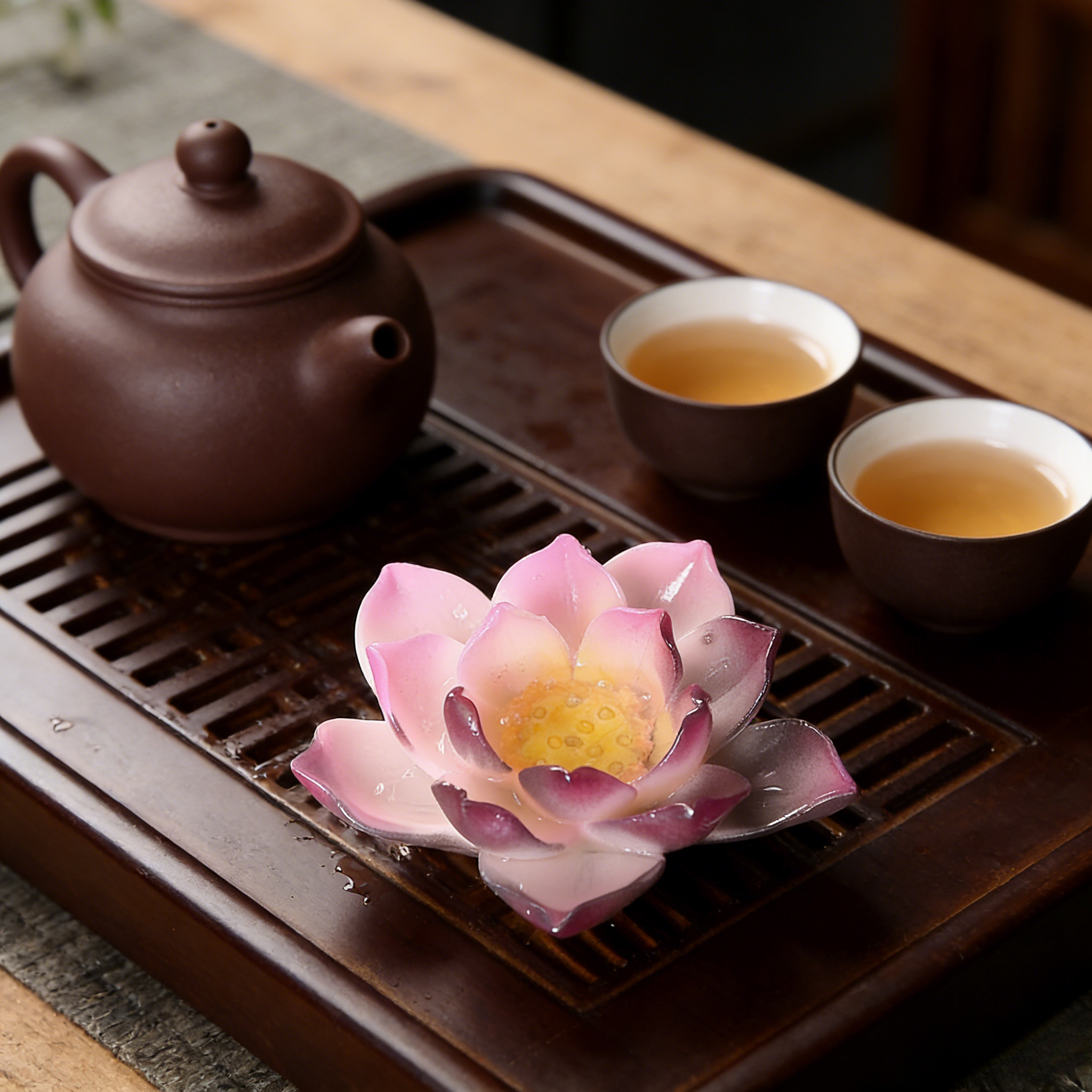 Lucky Lotus Color Changing Tea - Home Office Feng Shui avaliação e preço