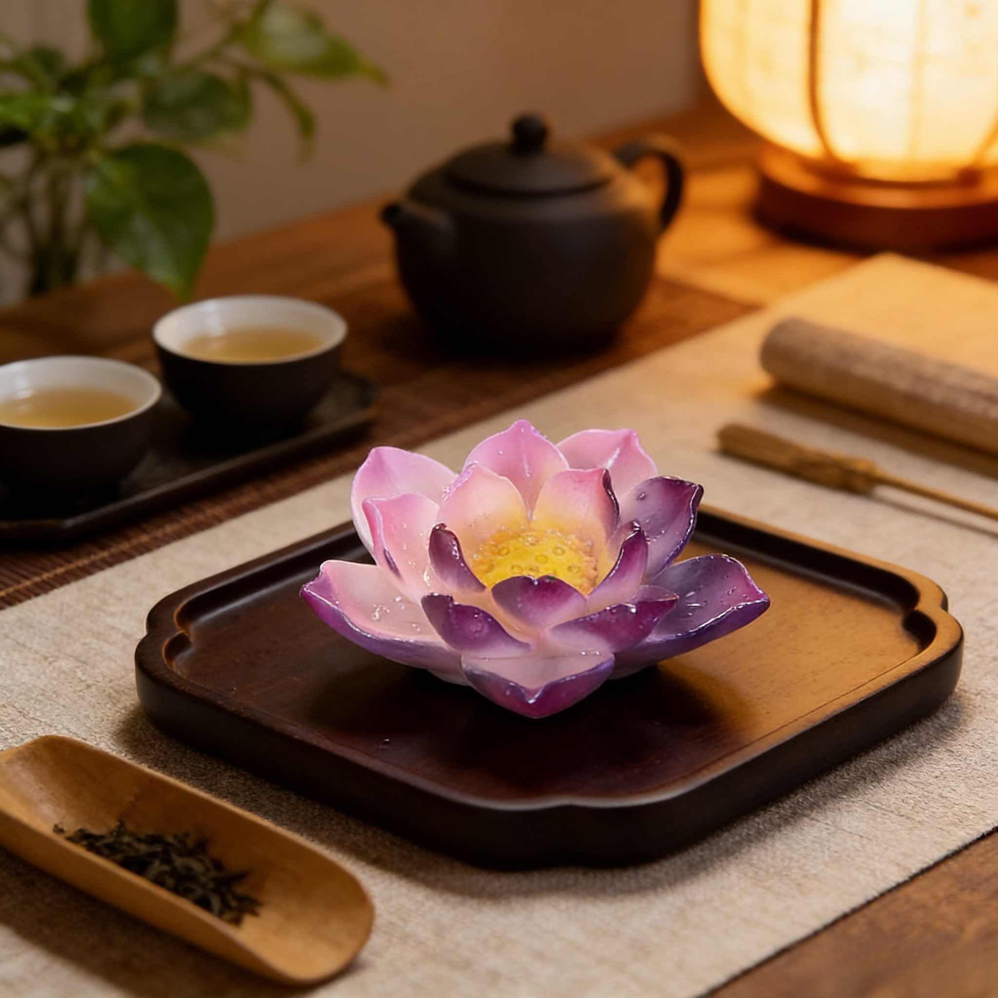 Lucky Lotus Color Changing Tea - Home Office Feng Shui avaliação e preço