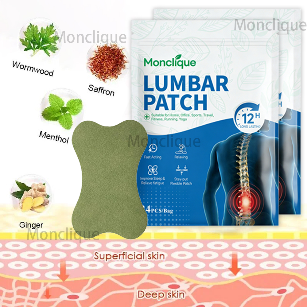 12/72PCS Lumbar Massage Patch  - Anti Fatigue Mat avaliação e preço