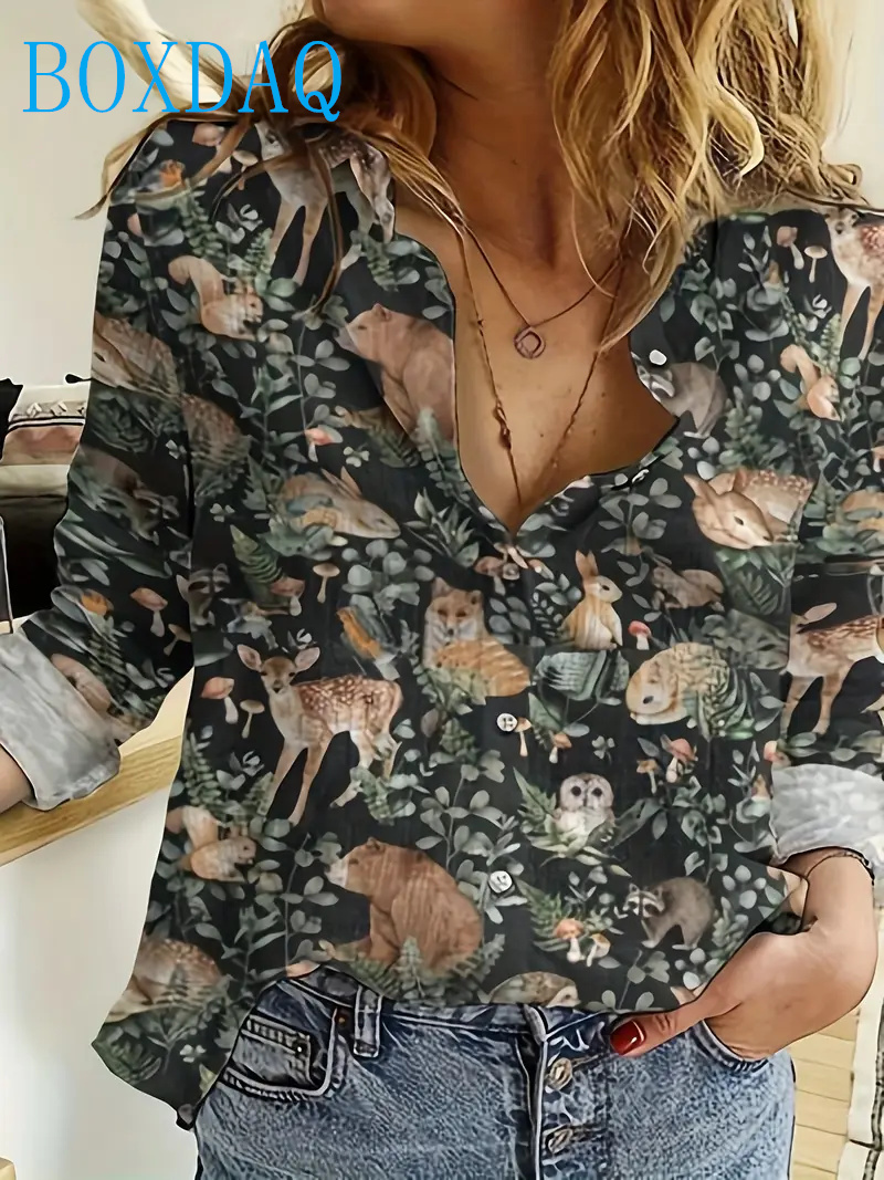 Women's Fashion Long Sleeve La - Home Office Word avaliação e preço