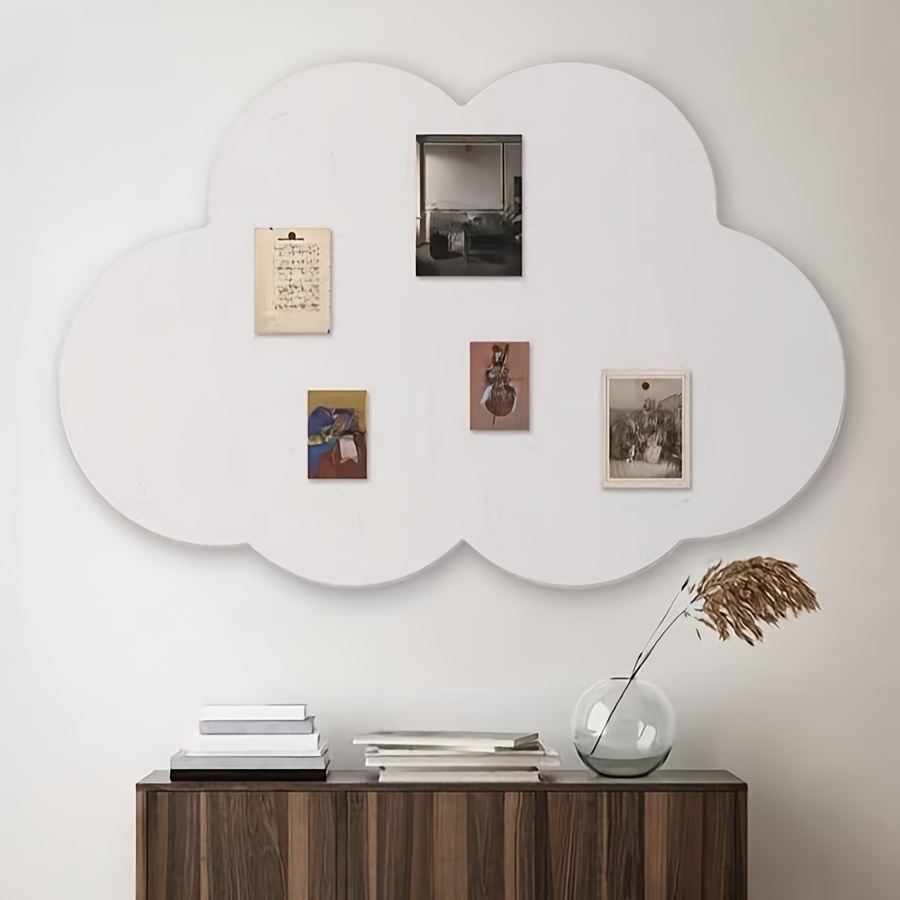 Cloud Shaped Felt Board Decora - Home Office Background avaliação e preço