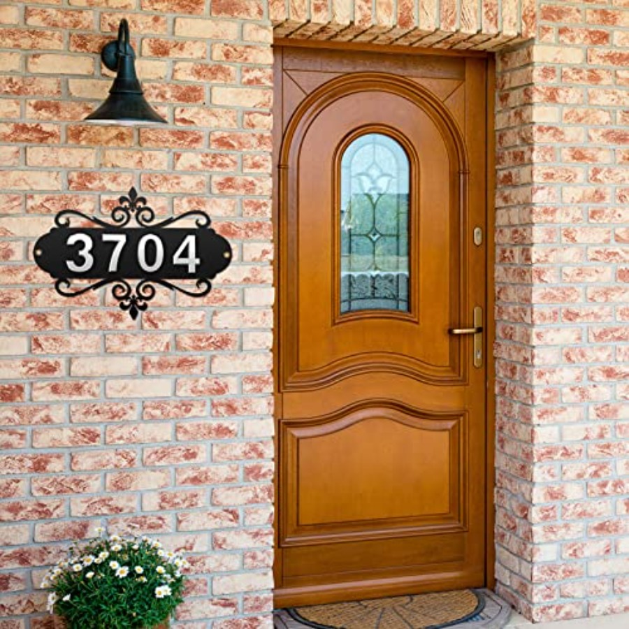 House Address Plaques Metal Ad - Address Home Office avaliação e preço