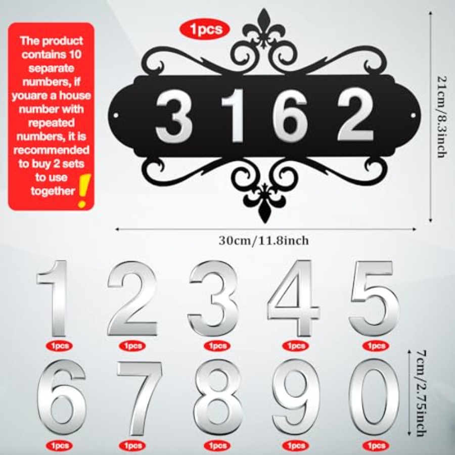 House Address Plaques Metal Ad - Address Home Office avaliação e preço