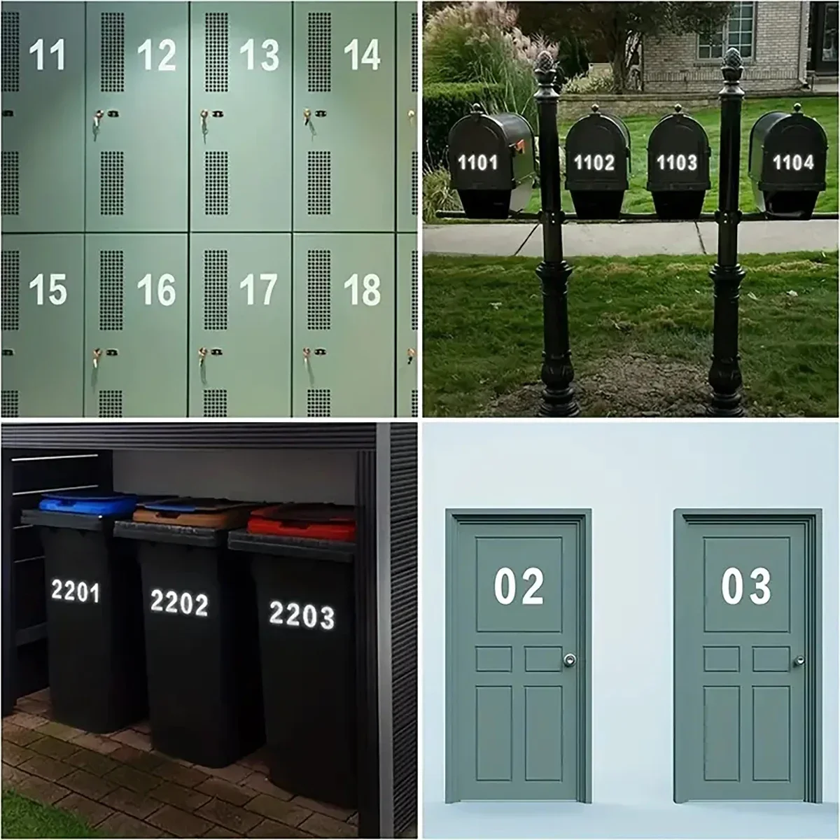 Reflective Digital stickers ma - Address Home Office avaliação e preço