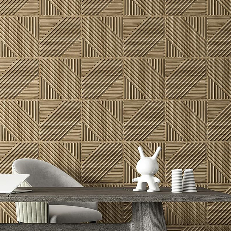 12 Pcs  3D Wall Panel 30x30cm  - Home Office Background avaliação e preço