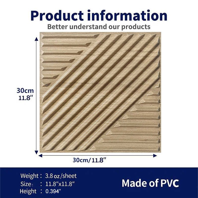 12 Pcs  3D Wall Panel 30x30cm  - Home Office Background avaliação e preço