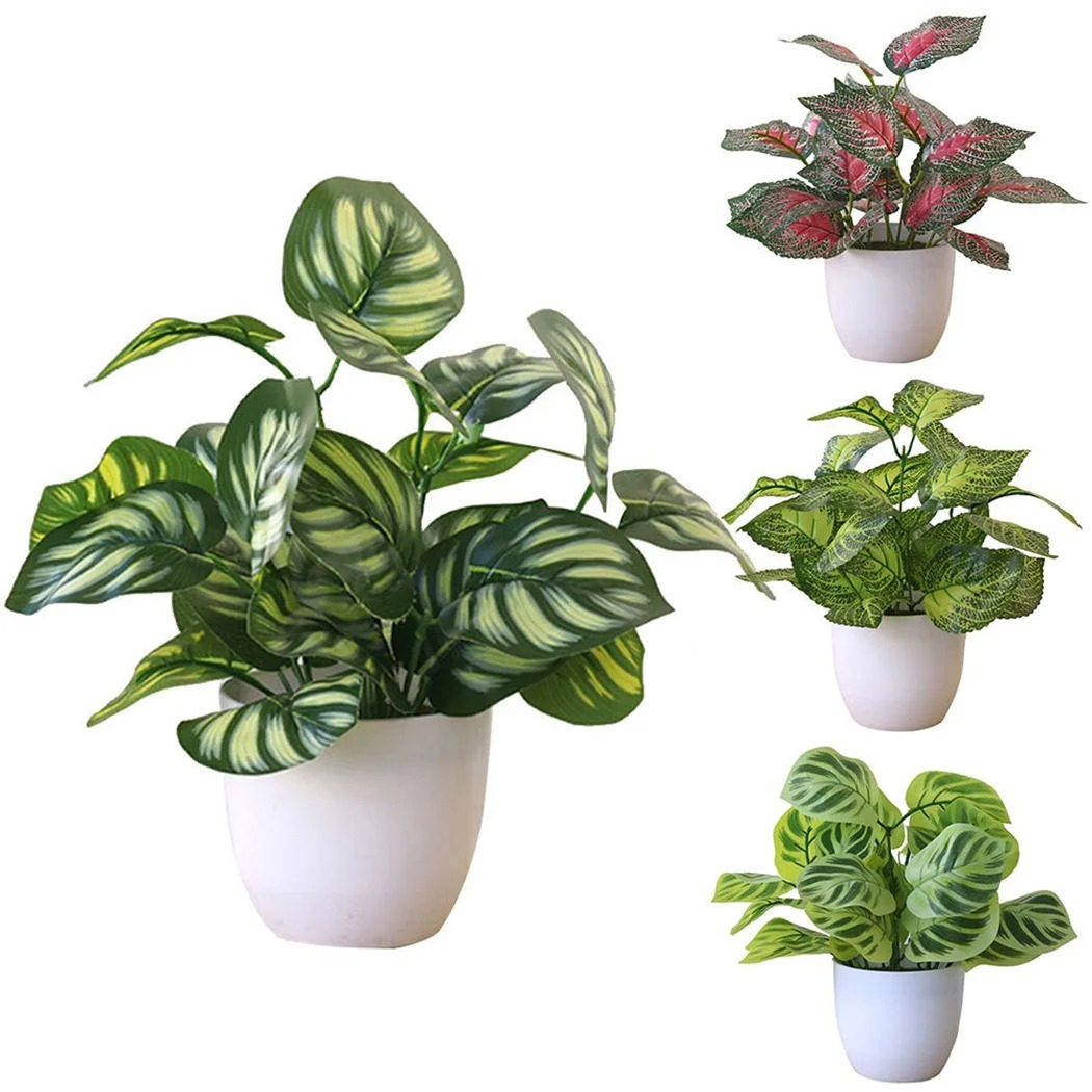 1PC Artificial Foliage Plant P - Home Office Word avaliação e preço