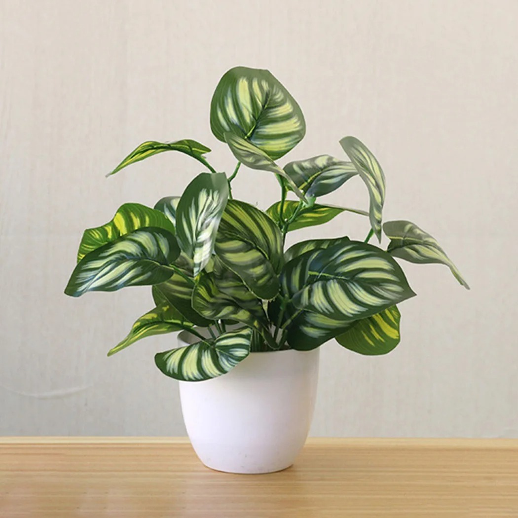 1PC Artificial Foliage Plant P - Home Office Word avaliação e preço