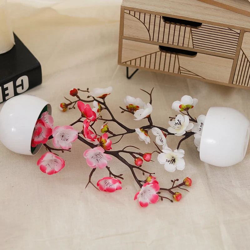 Simulation Plum Flower Pot Pla - Home Office Background avaliação e preço