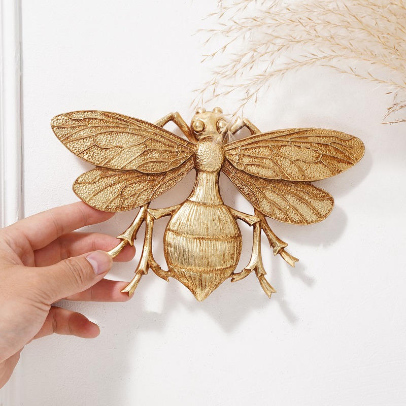 Creative Retro Gold Resin Bee  - Home Office Background avaliação e preço
