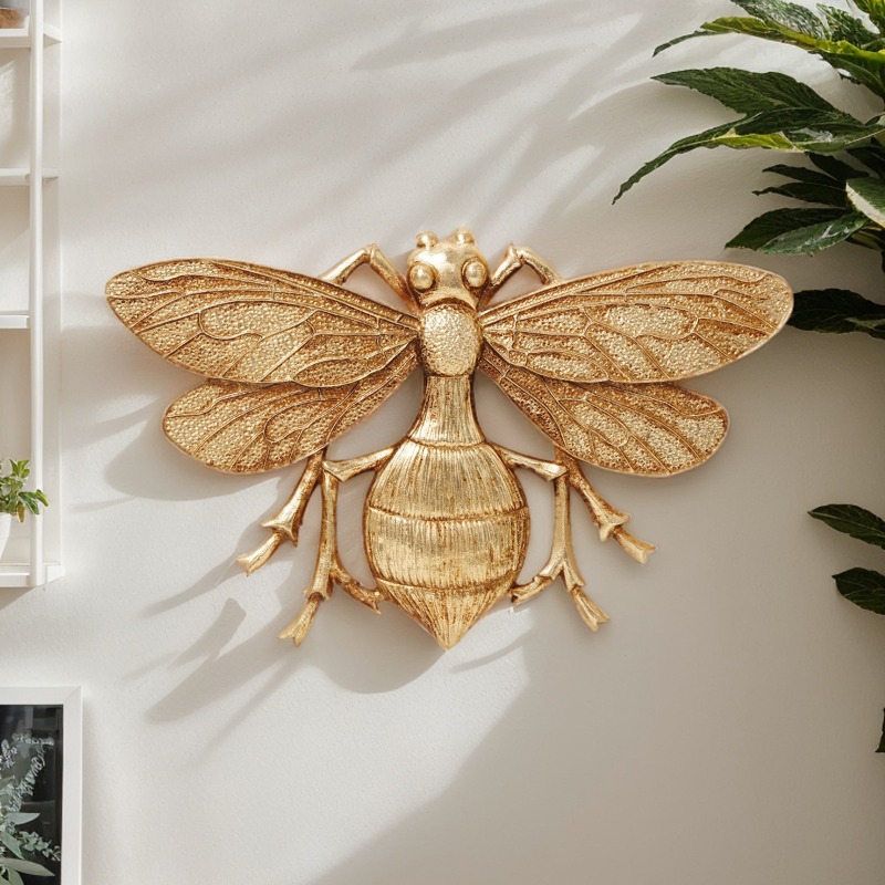 Creative Retro Gold Resin Bee  - Home Office Background avaliação e preço