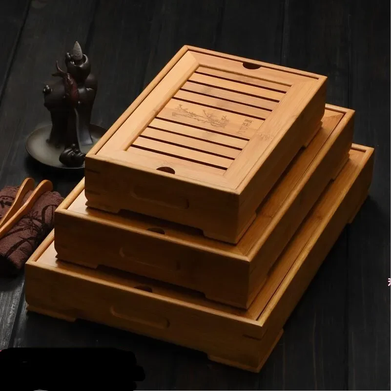 Bamboo Tea Trays Kung Fu Tea A - Desktop Organizer Bamboo avaliação e preço