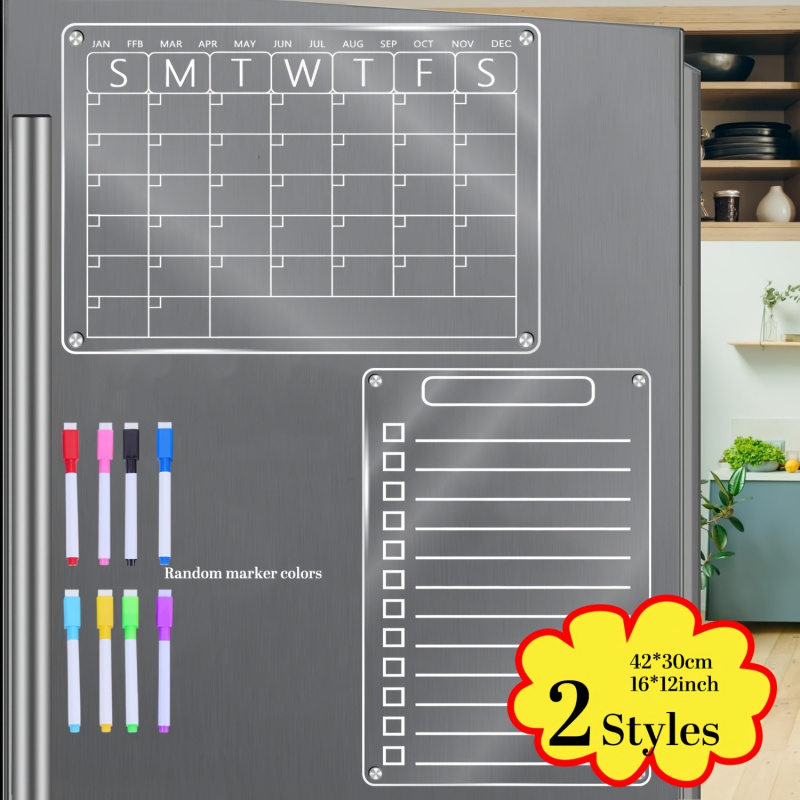 Acrylic Magnetic Calendar for  - Magnetic Calendar Board avaliação e preço
