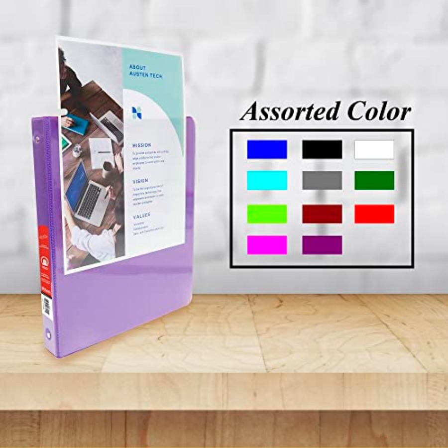 1/2 in 3-Ring View Binder, 2 P - Home Office With View avaliação e preço