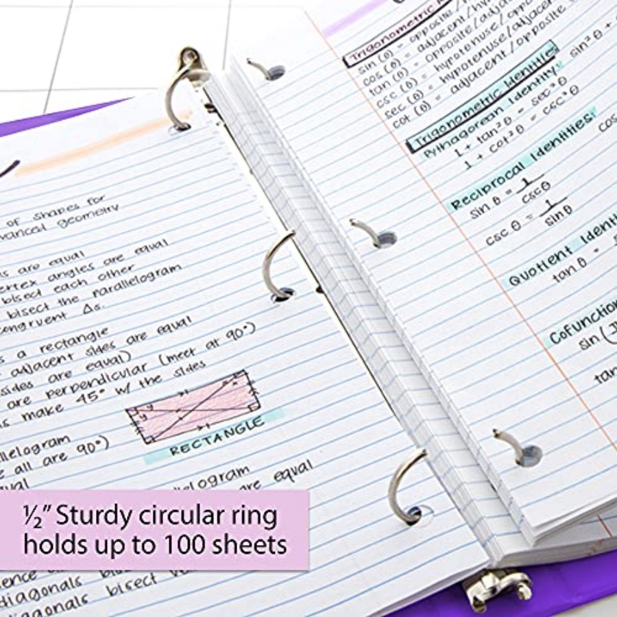 1/2 in 3-Ring View Binder, 2 P - Home Office With View avaliação e preço