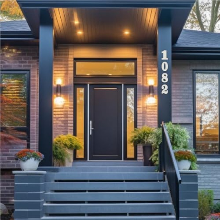 Modern Metal House Address Let - Address Home Office avaliação e preço